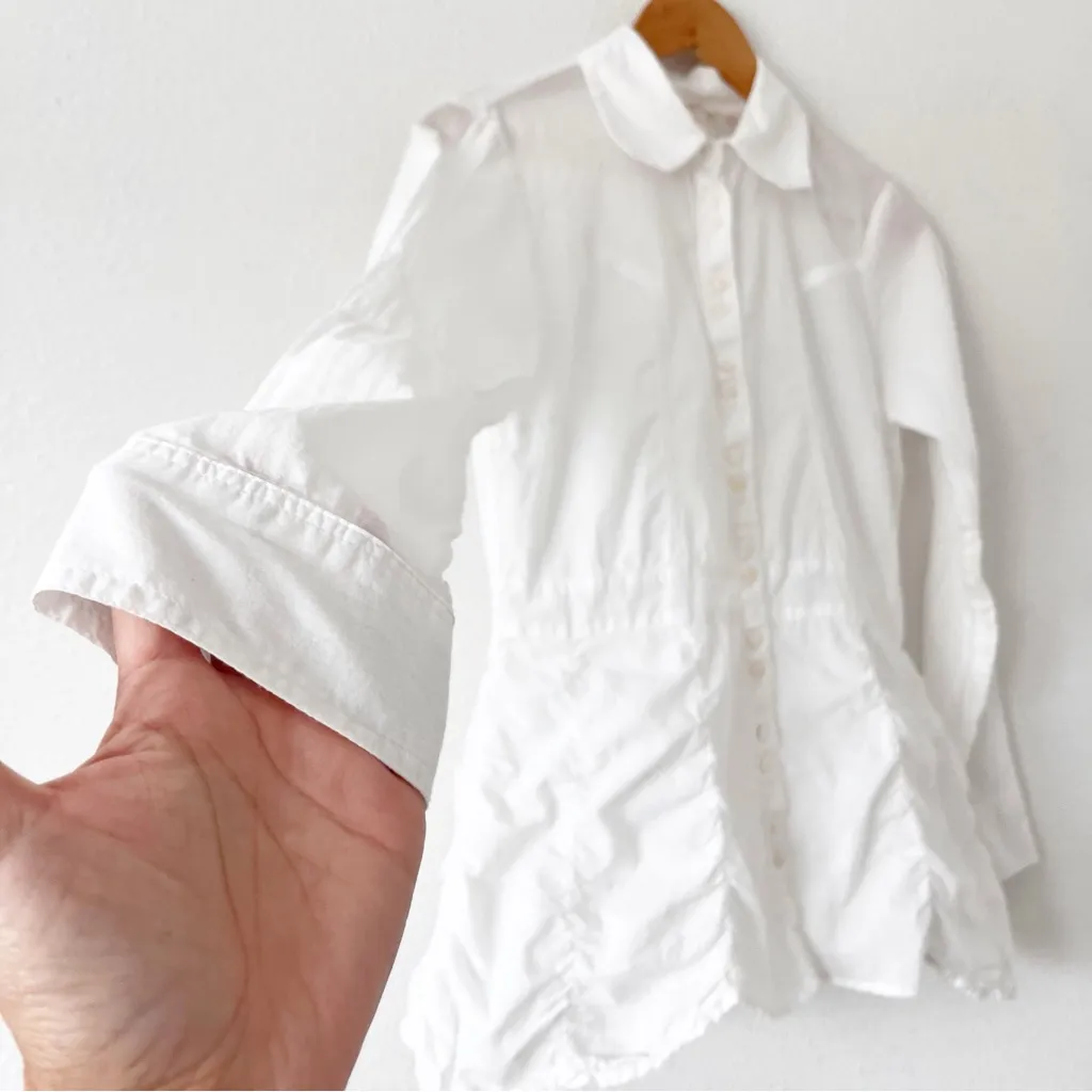 Sundance Long Sleeve Button Down Shirt in White Size undefined - Image 5