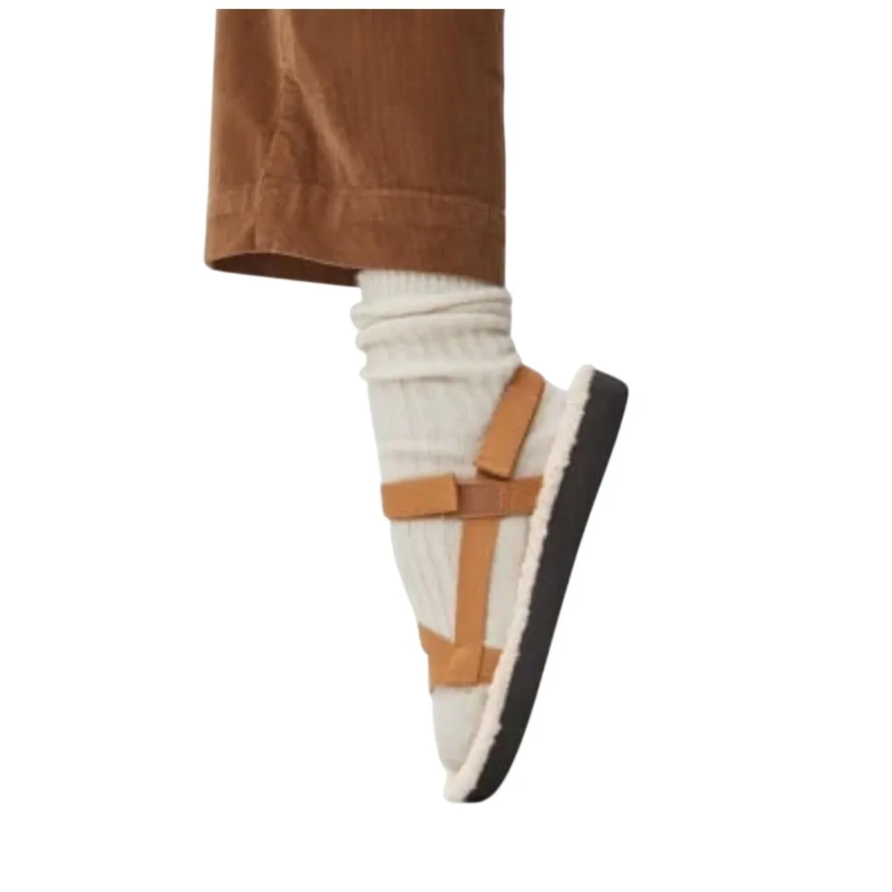 Everlane ReNew Teddy Sport Faux Sherpa Sandals 8 Outdoor Gorpcore Yuppie NIB - Image 4