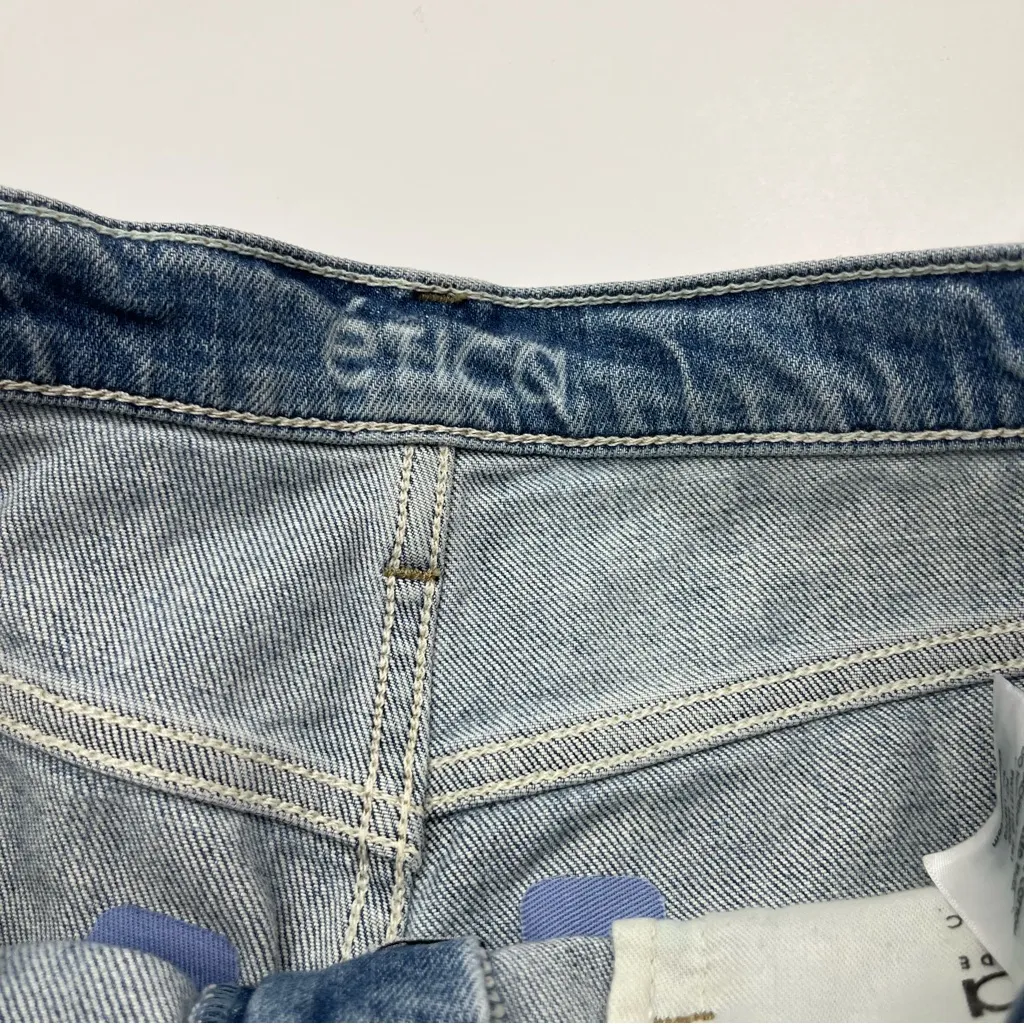 ETICA Giselle Mid Rise Organic Denim Ankle Skinny‎ Jean Womens Size 27 Blue NEW - Image 2
