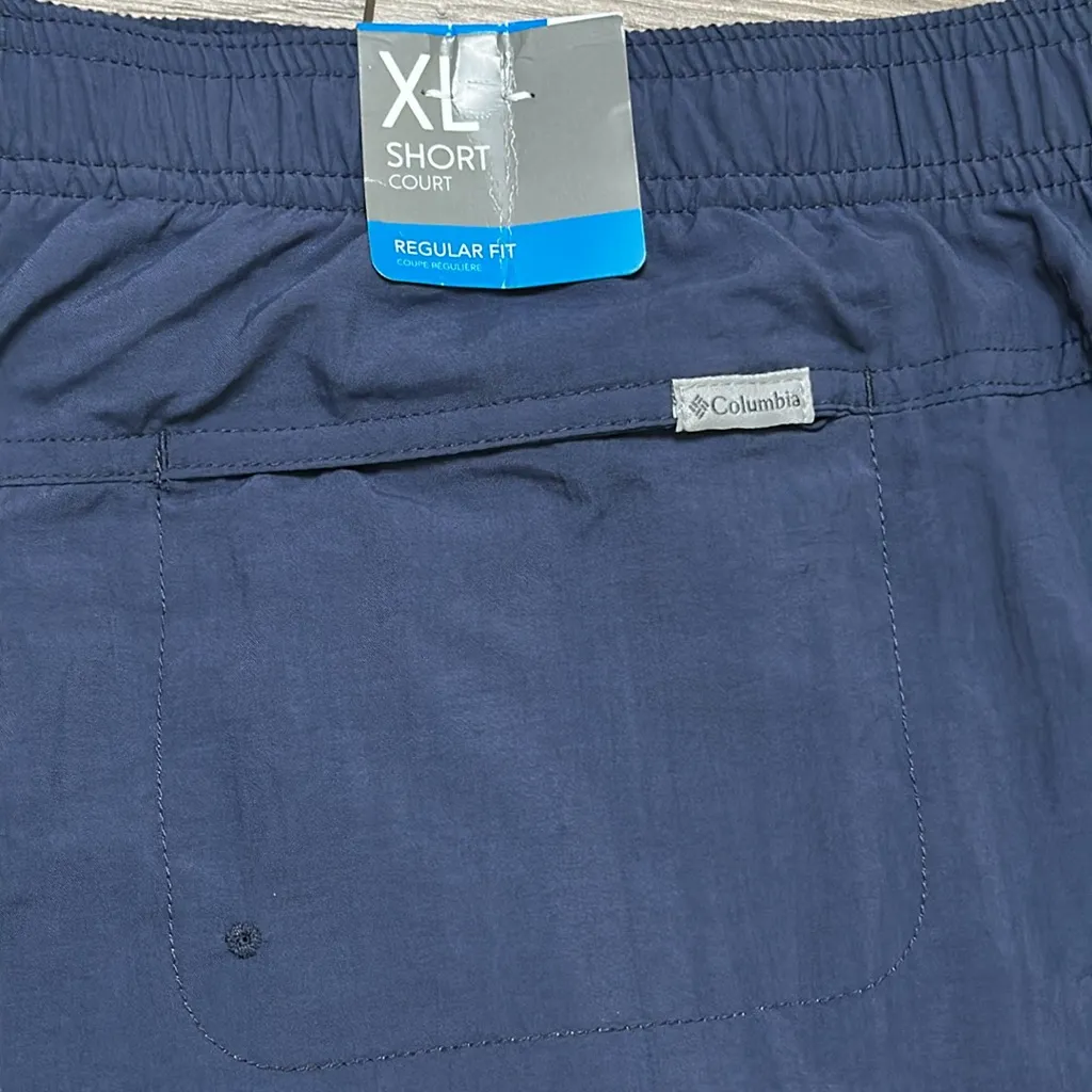 Columbia Sandy River 3" Hiking Walking Casual Nylon Blue‎ Shorts Size XL - Image 5