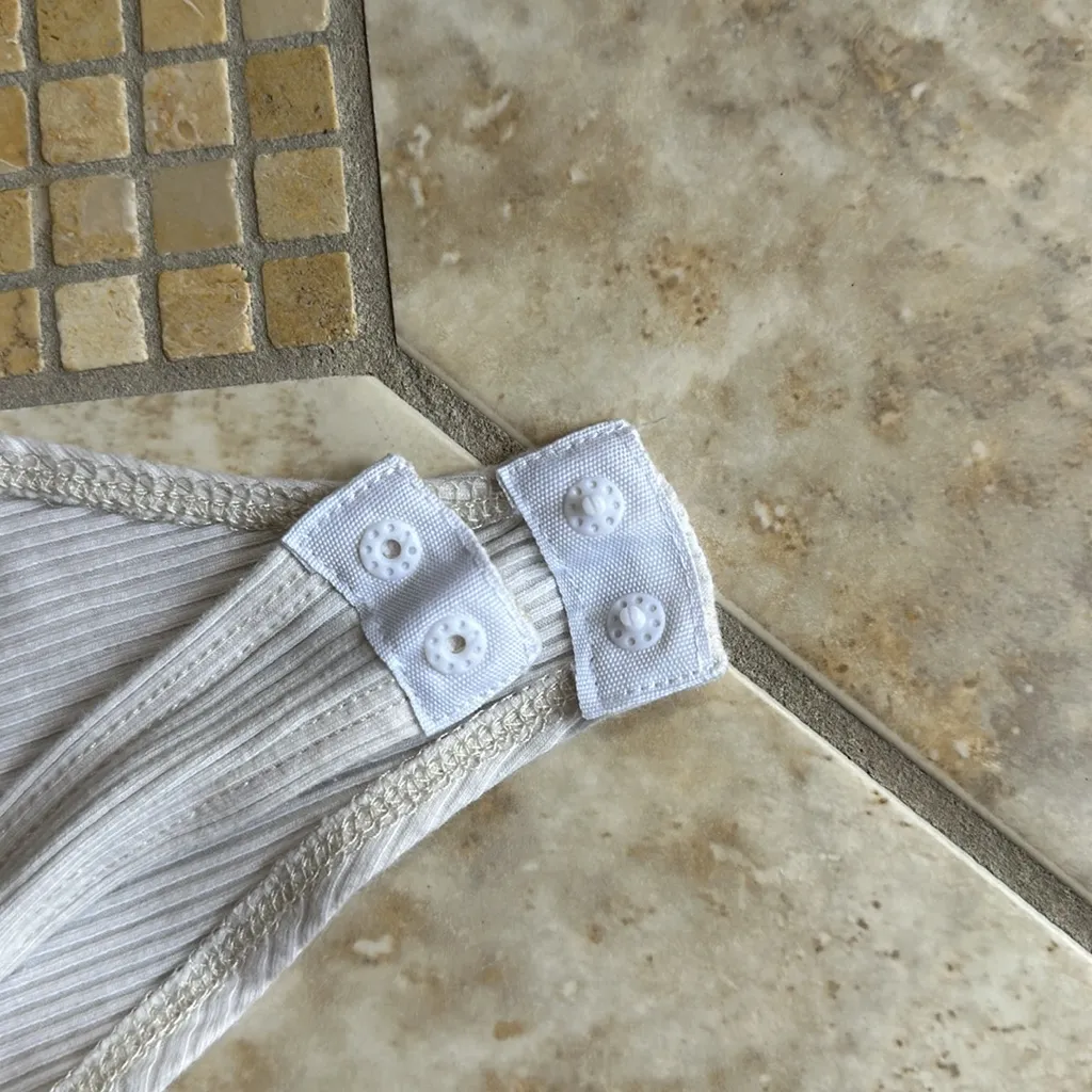 Top shop medium body suit ribbed square neck US 8 - Image 6