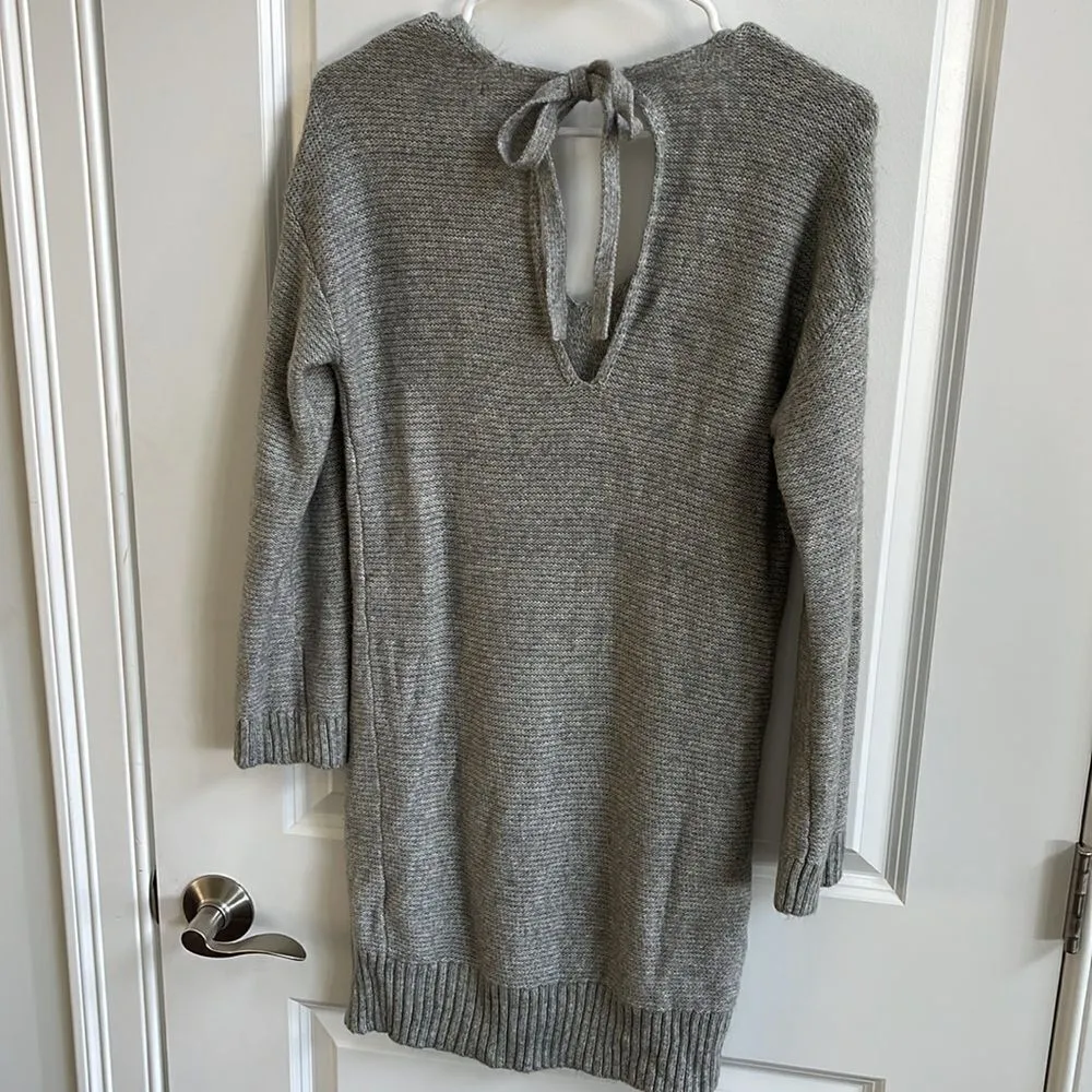 American‎ Eagle Sweater Dress Size Small Gray Gray - Image 4
