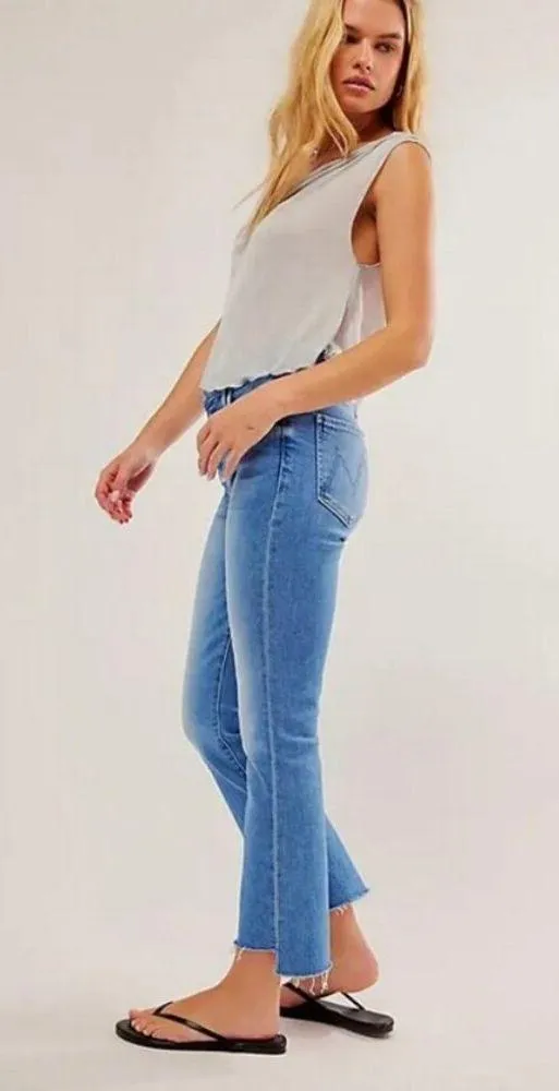 💕MOTHER💕 The Insider Crop Step Fray Jeans ~ Out Of The Blue 29 NWOT - Image 8