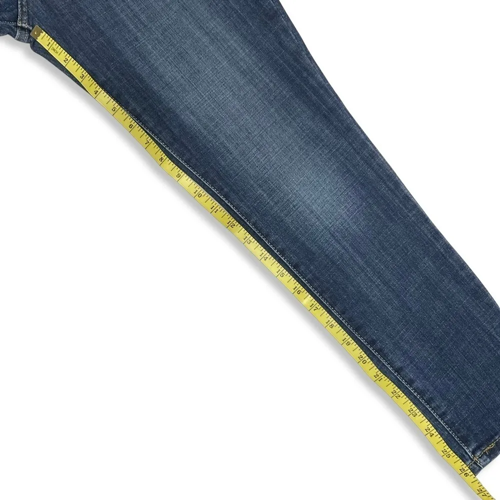 Lee Jeans Womens 8‎ Short Slim Fit Skinny Mid Rise Blue Stretch Denim 29x26 NWT - Image 10
