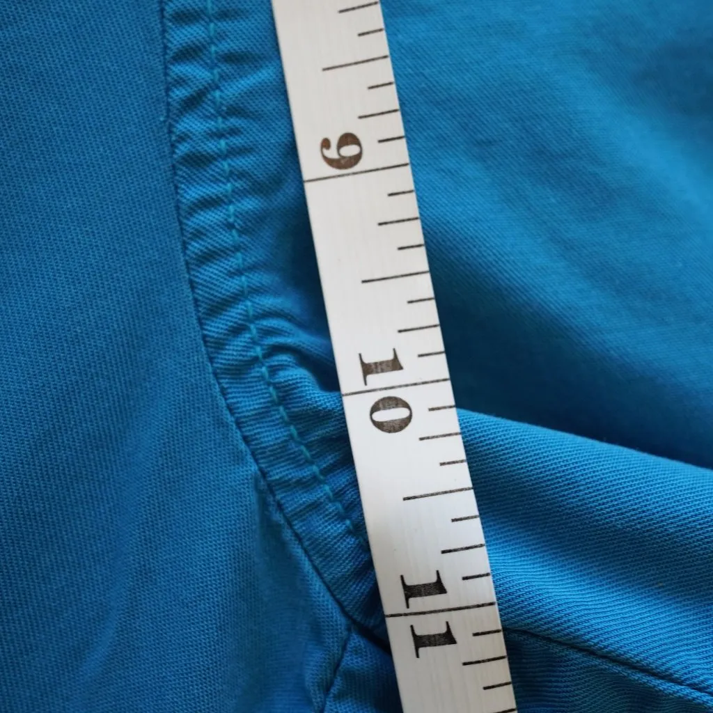 Fresh Produce Clare Seaport Blue Wide Leg‎ Pants Large 100% Tencel - Image 4