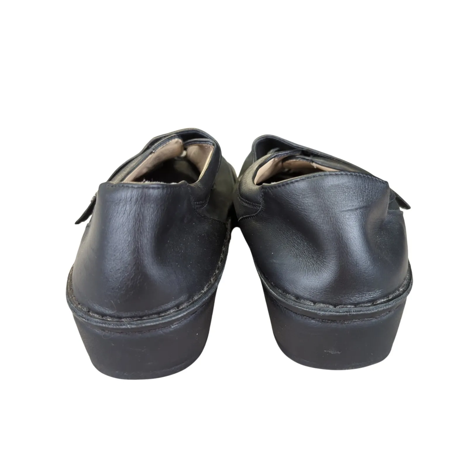 Finn Comfort Aachen Double Strap Black Leather Walking Shoes Womens 11 - Image 6