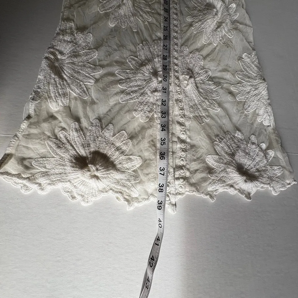 POL bohemian White Floral Lace Kimono Cover-Up, off white One Size - Image 12