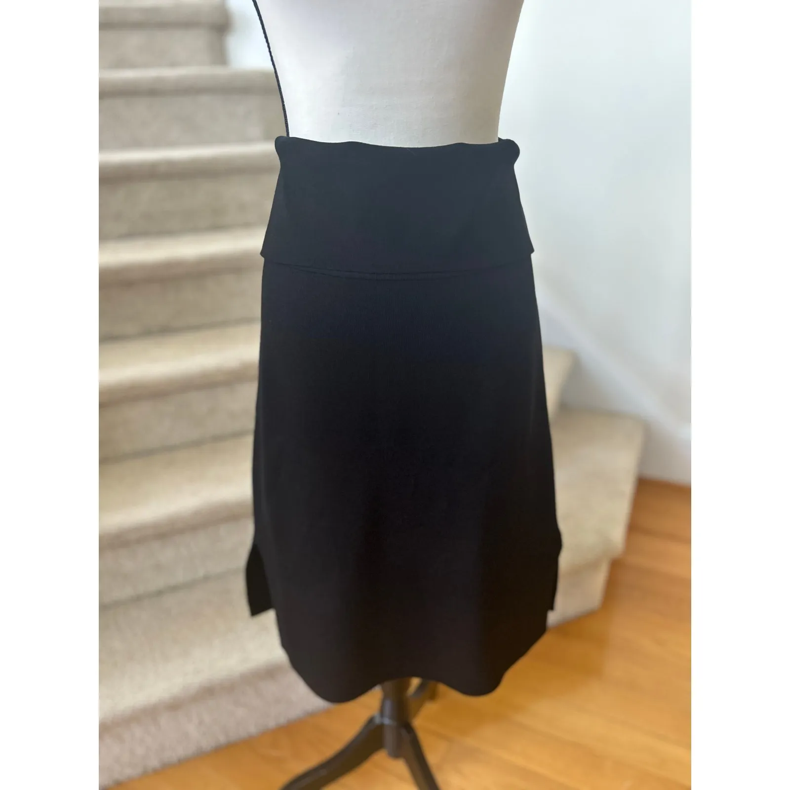 M.M. LaFleur Harlem Skirt Black Jardigan Thick Knit Straight Pencil Skirt - Image 2