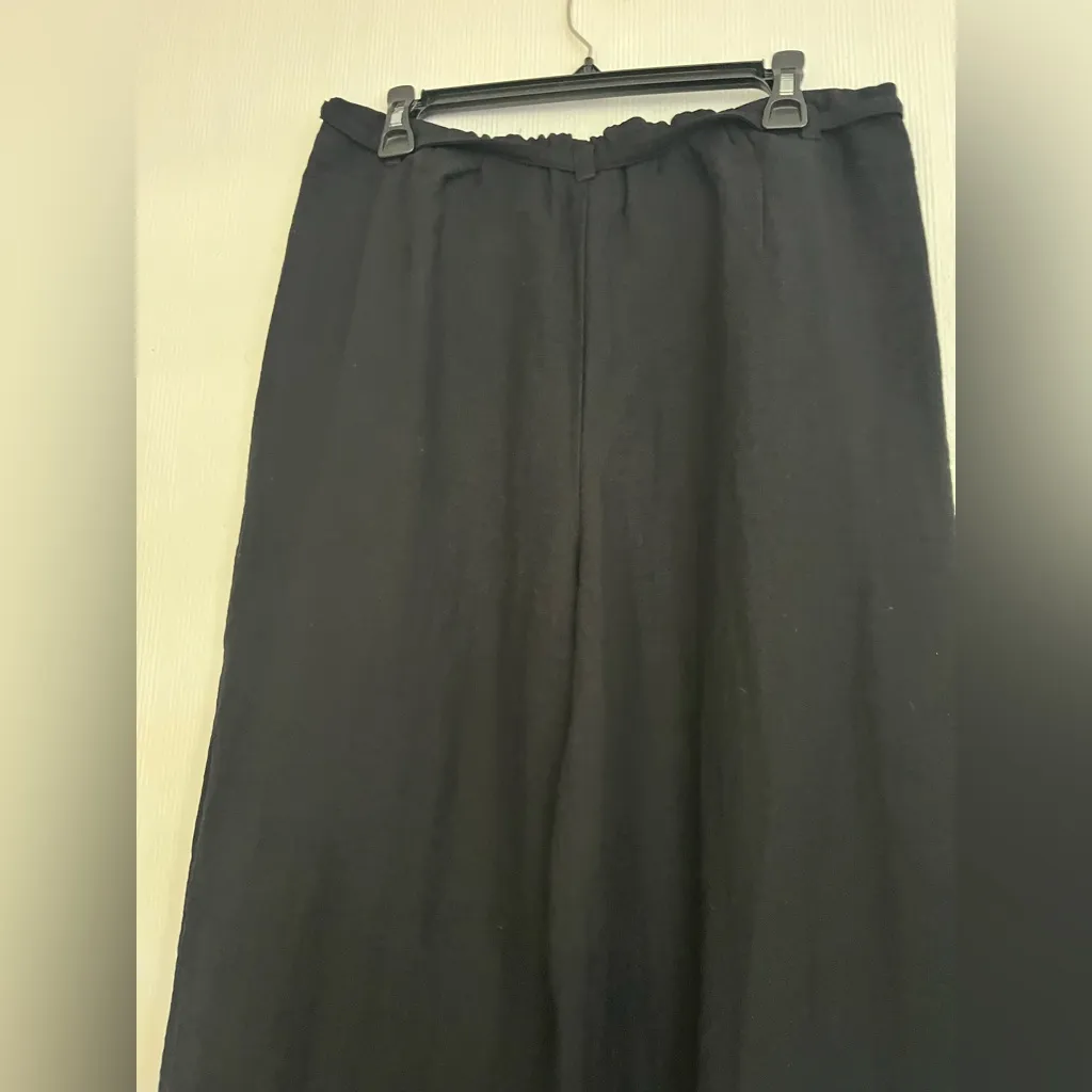DKNY Black Wide Leg Pants - Image 5