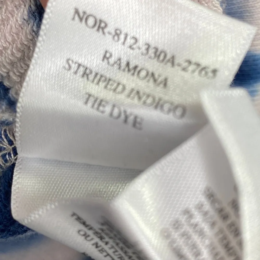 Rails Ramona Indigo White Blue Tie Dye Pullover Sweatshirt Women's Size XX-Large - Image 6