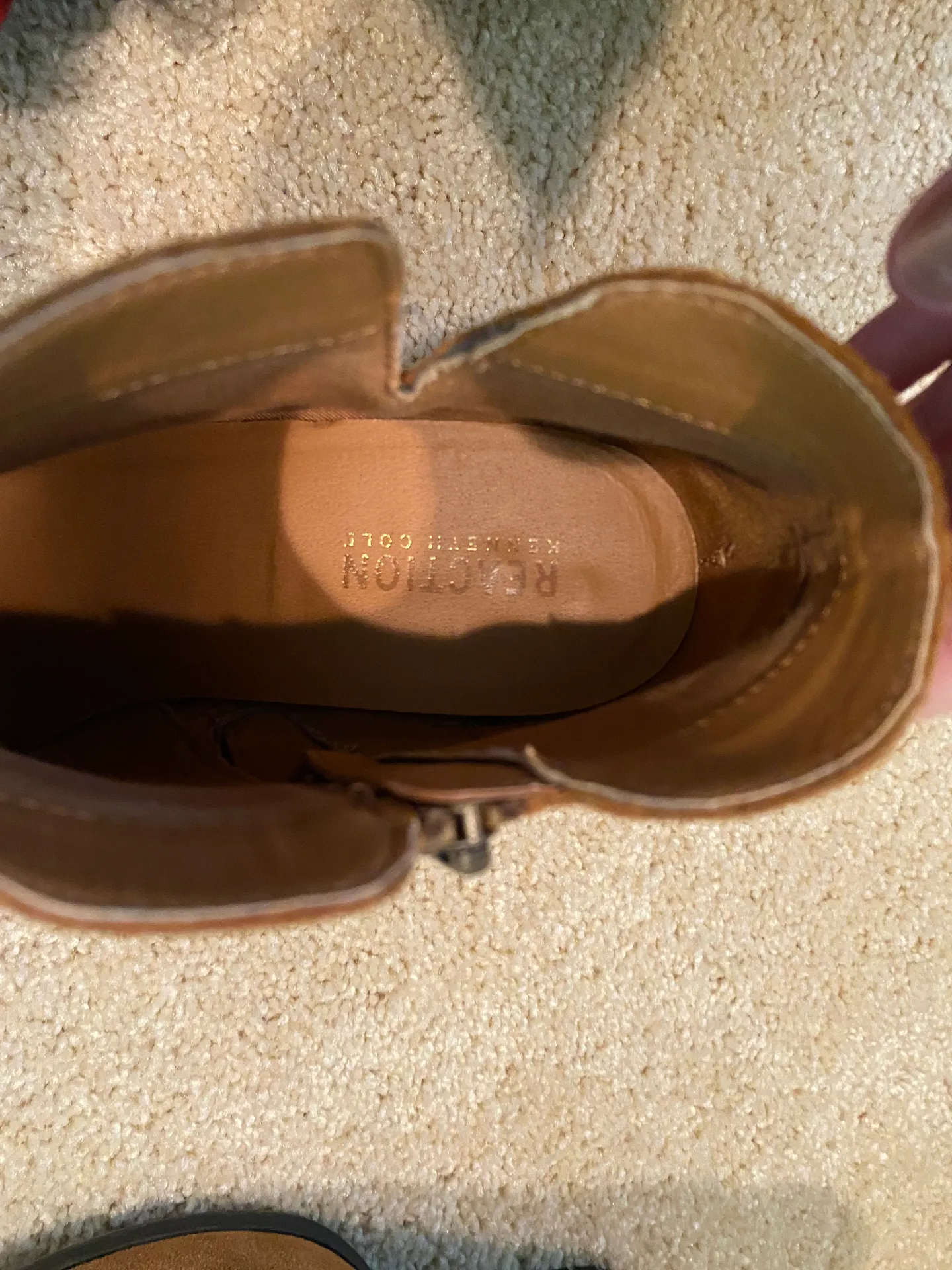 Cognac/Brown Heeled Booties - Image 6