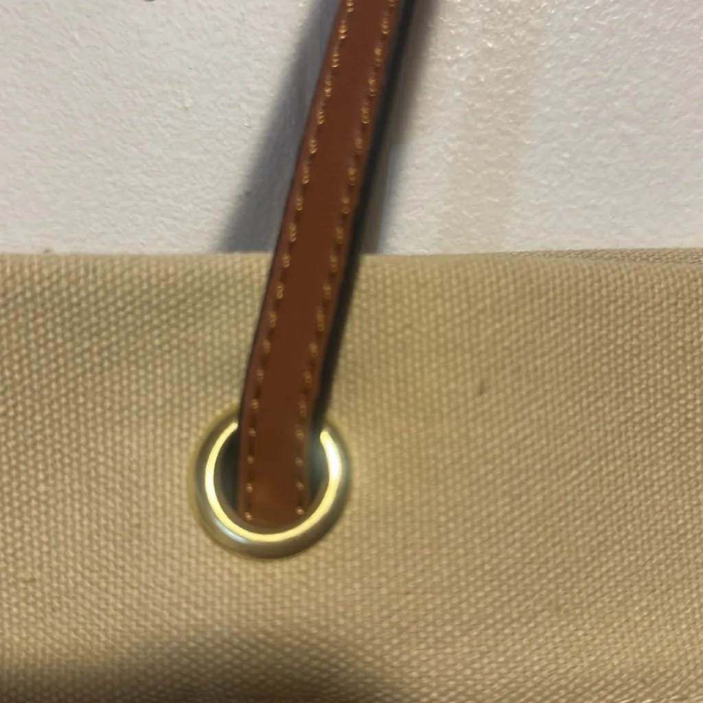 NWOT Good Vibes Only Tan Tote Bag - Image 3