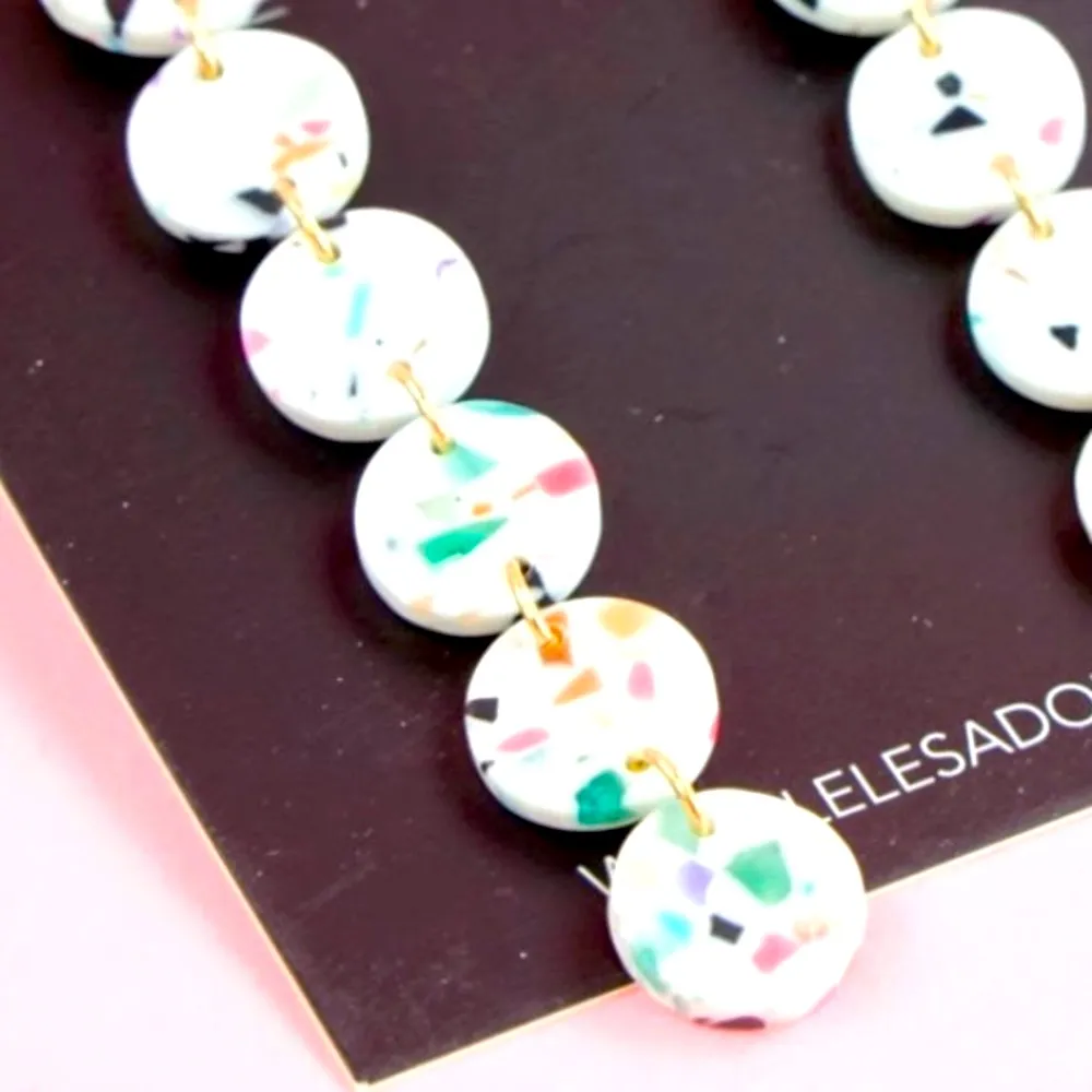Lele Sadoughi Circle Garland Earrings - Image 3