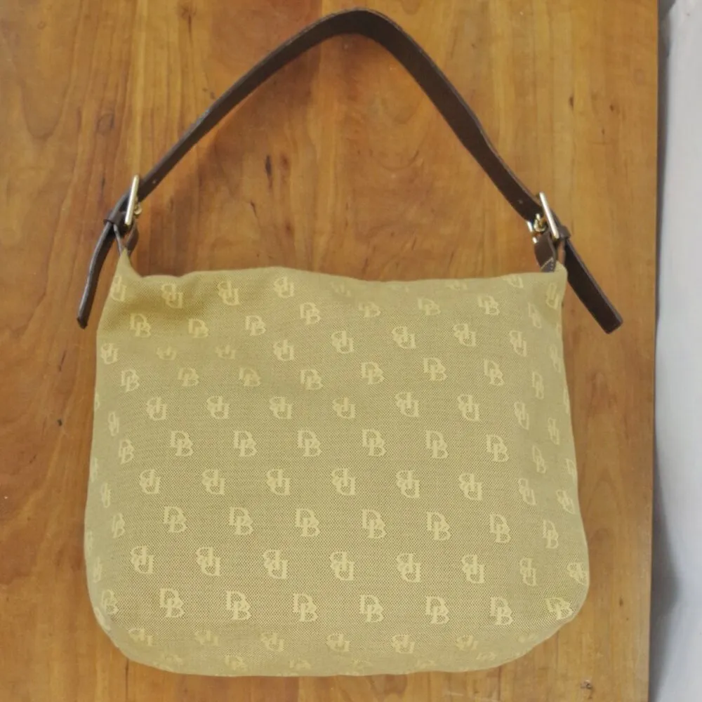 Dooney & Bourke Monogram Canvas Shoulder Bag - Image 8