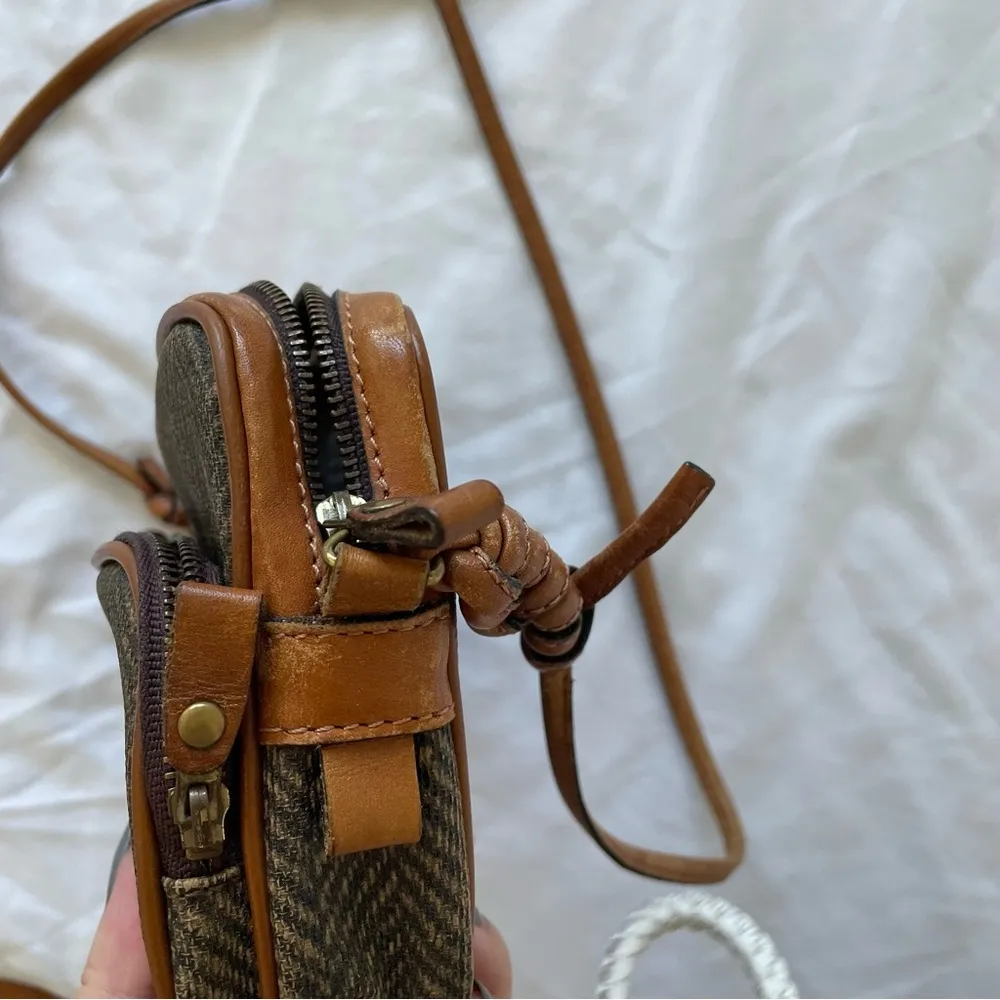 Brown leather crossbody bag - Image 10