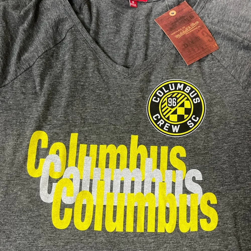 MLS Columbus Crew V neck tee - Image 2