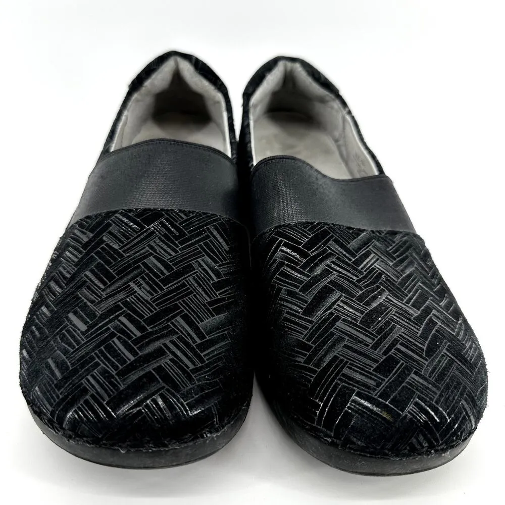 Alegria Gleeterlockin Slip On Shoes Chevron Slip Resistant Black EU 38 US 7.5 - Image 5