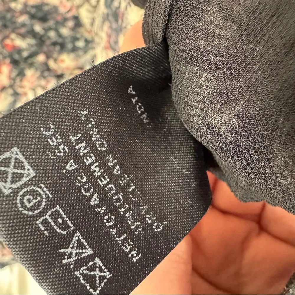 Isabel Marant Etoile Blue Pink Floral Silk Mini Skirt Womens 4 Coquette Romantic - Image 11