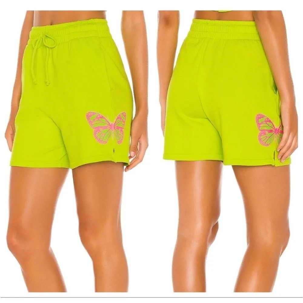 Frankie’s Bikinis Butterfly Burl Sweatshorts - Image 4