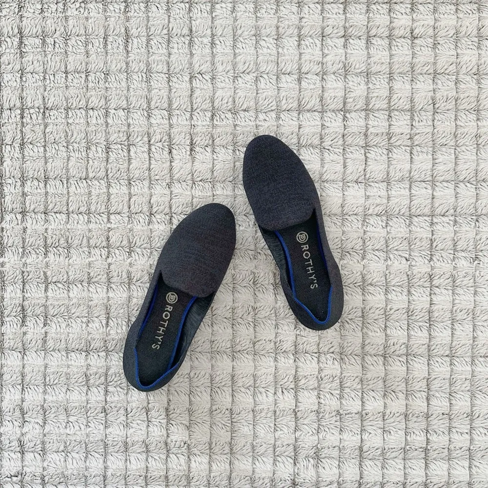 Rothy’s Retired Rare Navy Heather Loafers - Image 2