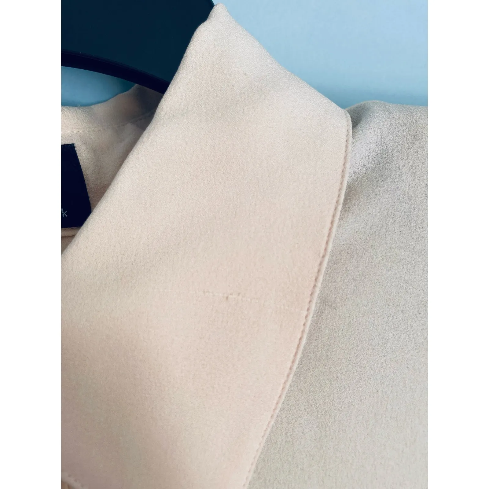 DKNY Bodysuit Blouse Off White 12 NWT 100% Silk - Image 5