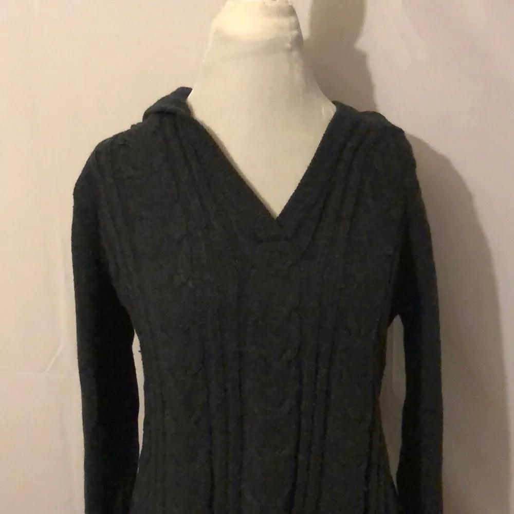 Old Navy Long Hooded Sweater Warm & Cozy M - Image 2