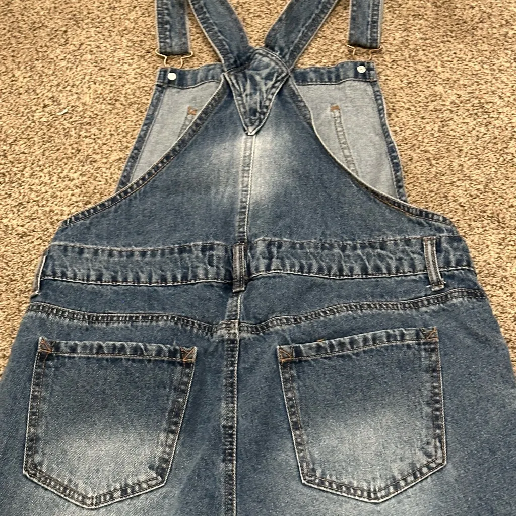 Wallflower Blue Denim Overalls Size undefined - Image 12