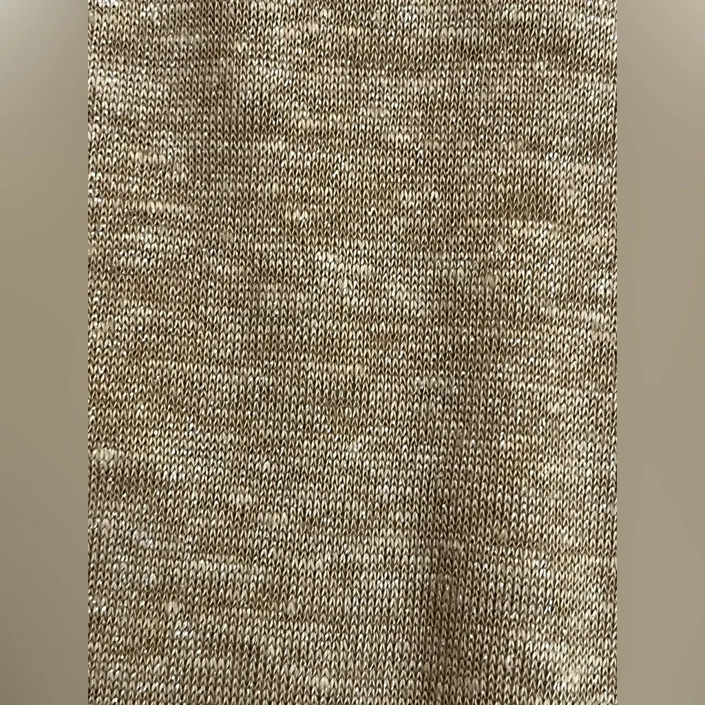 Eliane Rose gold tan linen tshirt dress NWOT - Image 4