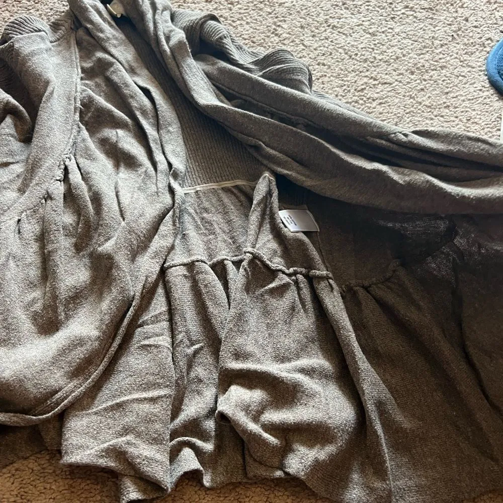 Converse brown open cardigan s - Image 6