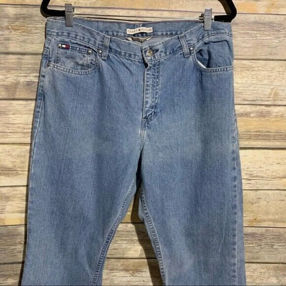 TOMMY HILFIGER Classic Fit Women's Jeans‎ Size 14L vintage - Image 2