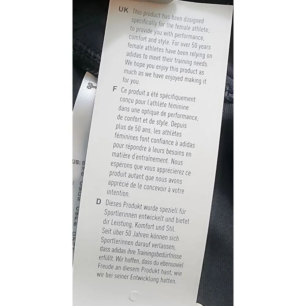 Adidas Women's Active Pants‎ Black Pink Striped Workout Yoga Bottoms XL - Image 10