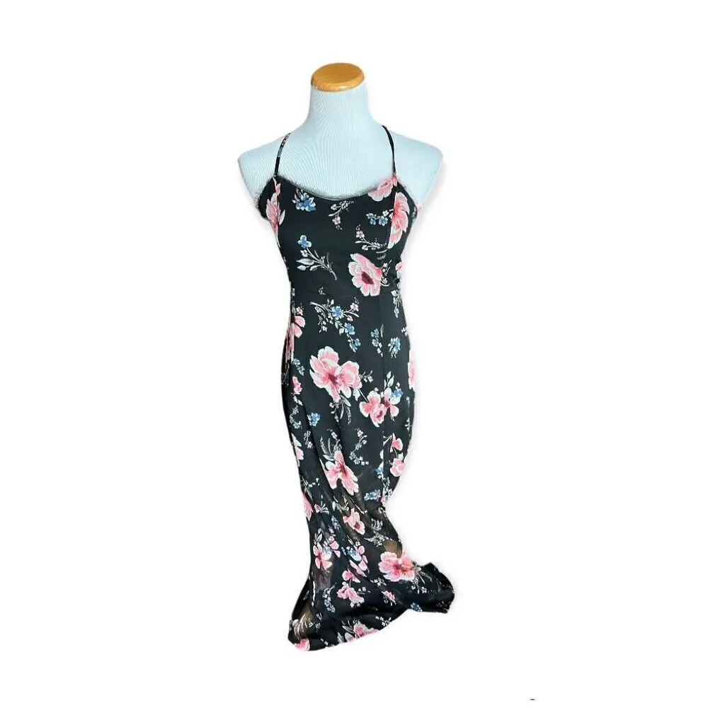 Womens American Eagle Outfitters Floral Print Sleeveless Maxi Dress - Sz 4 - Image 2
