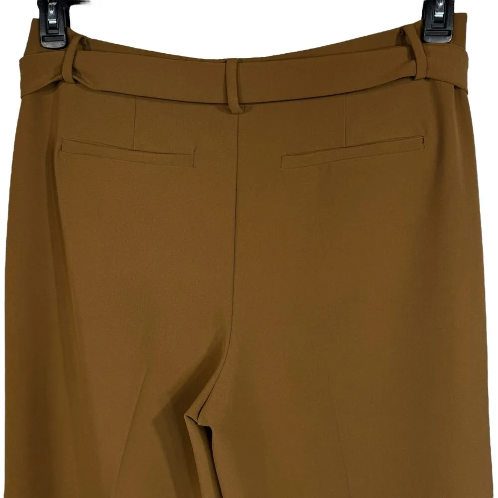 Chico’s SZ 2 (Large) Wide Leg Trouser Dress Pants Belted Hi-Rise Pockets Zip-Fly - Image 4