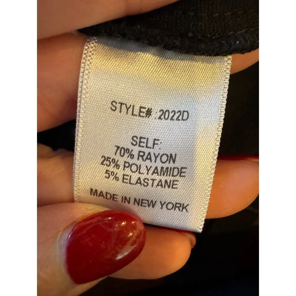 Of Mercer Dress Women‎ 6 Black White Stitching Sleeveless Back Zip Sheath Mini - Image 11