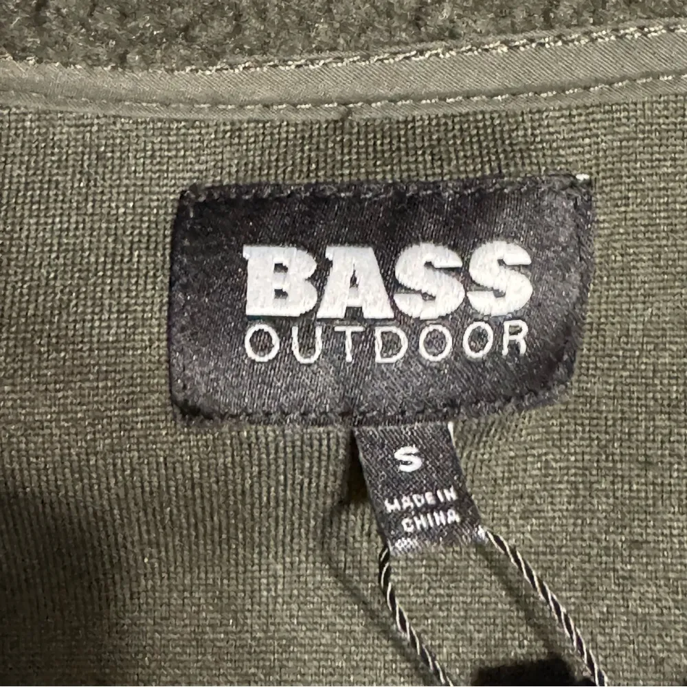 Bass Outdoor Fleece Zippered Jacket Green - Image 8