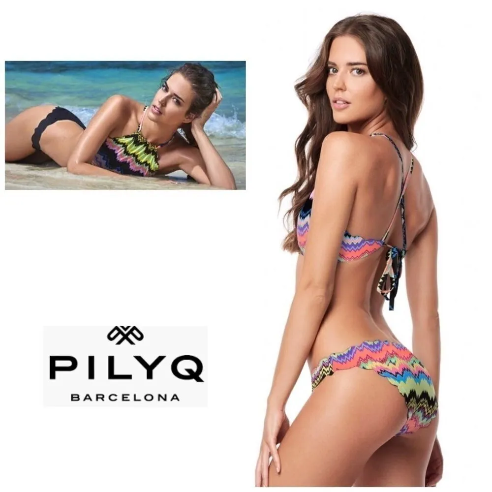 PILYQ Clara reversible wave full bikini. NWT - Image 2