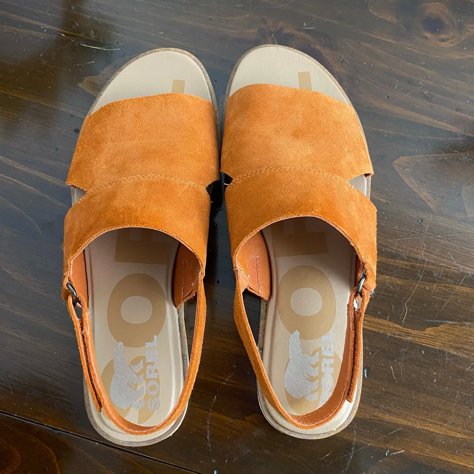 Sorel Women's Ella II Slingback Sandal Orange Rust Size 9 - Image 9