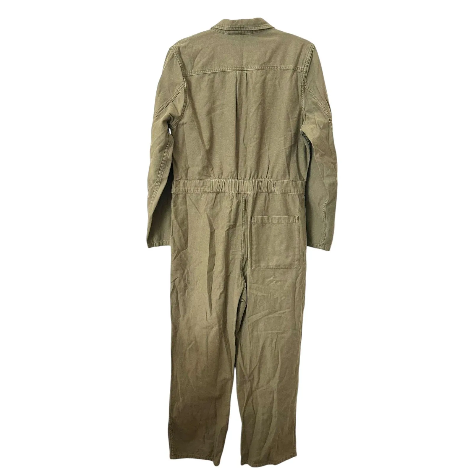 ARITZIA TNA Utility‎ Style Jumpsuit Olive Green Medium - Image 2