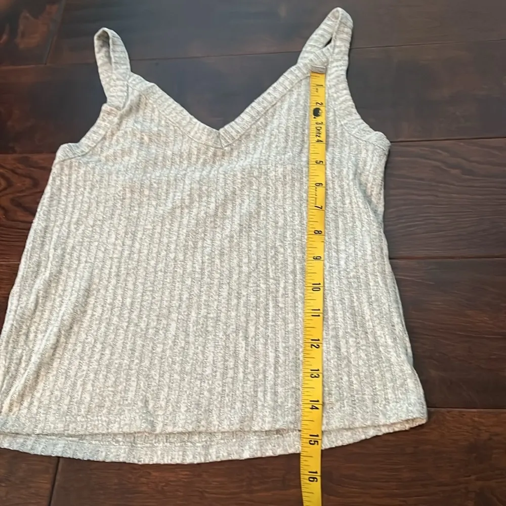 American Eagle Soft & Sexy Space Dye Light green midi top - Image 6