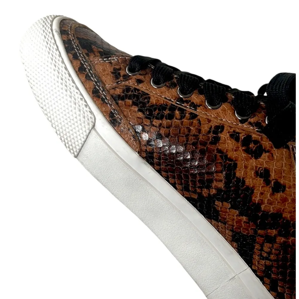 EUC Rag & Bone Leather Army Animal Print Sneakers Size 7 Retail $295.00 - Image 8