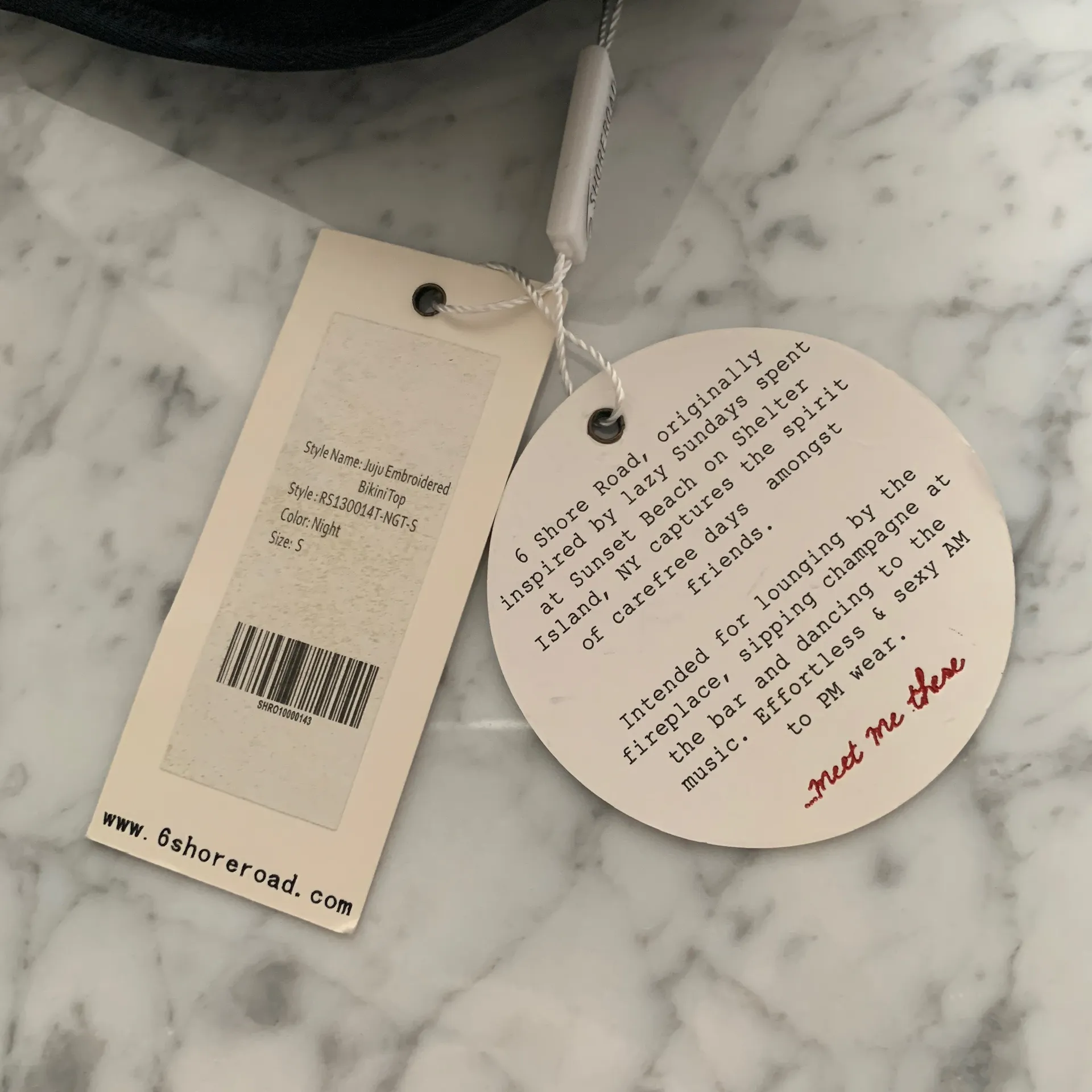 6shoreroad Embroidered Bikini Top - Image 6