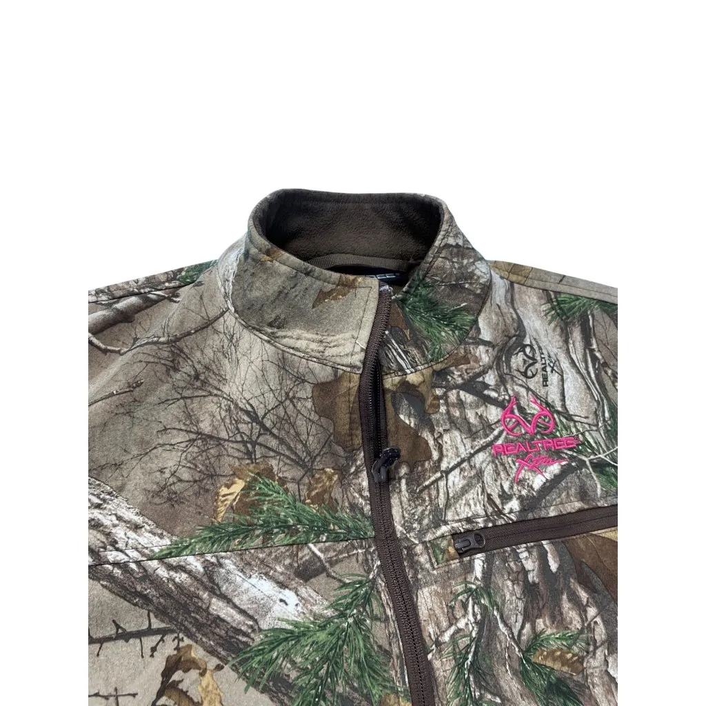 Realtree Womens Xtra Camo Full Zip Jacket With Pink Logo Size L SKU 9298 - Image 3
