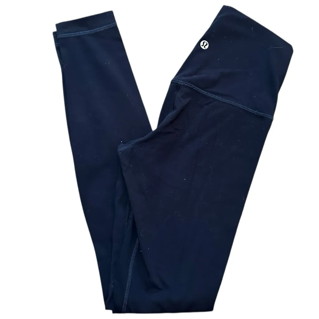Lululemon Women’s Size 4 Midnight Navy Align High Rise Pants Leggings - Image 4