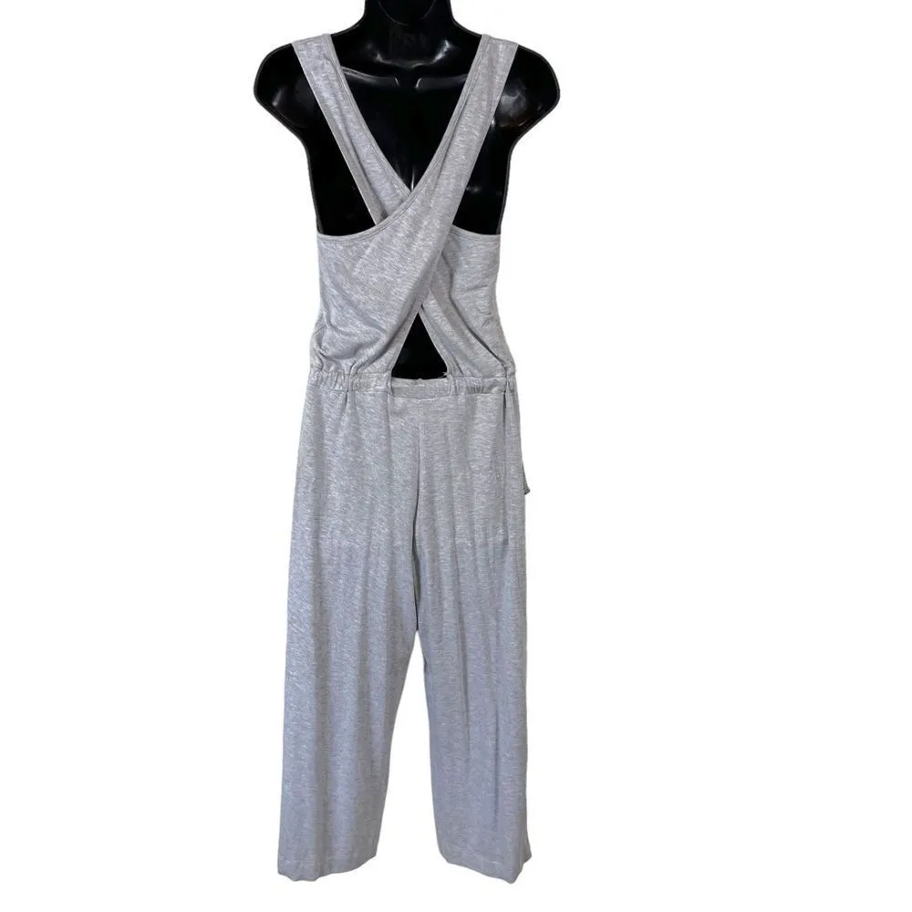 Beyond Yoga Farrah Scoop-Neck Sleeveless Wide-Leg Cropped Jumpsuit - Image 12