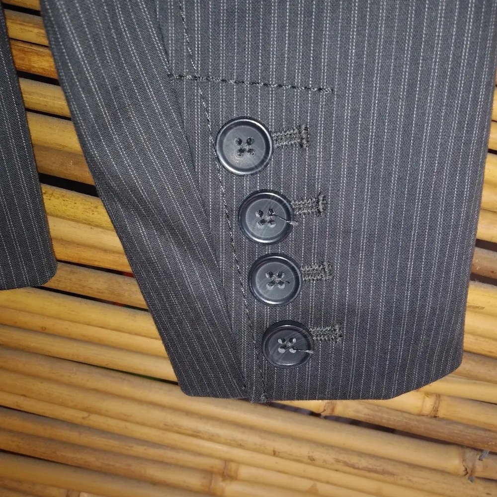 BANANA REPUBLIC 00P Gray Blazer Petite - Image 6