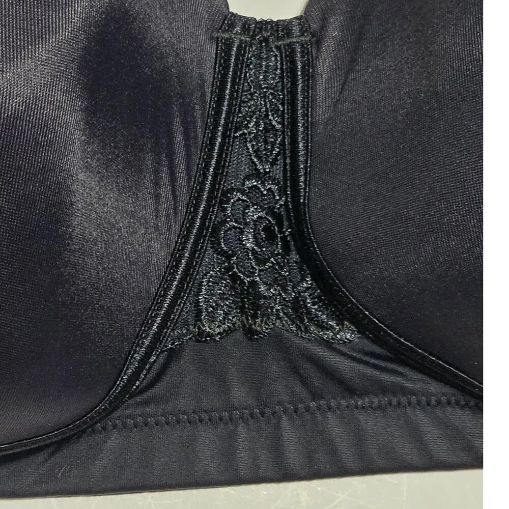 Vanity Fair Full Figure Beauty Back Smoother Wireless Bra Midnight Black 42DD - Image 5