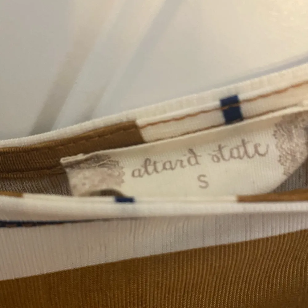 Altar’d State camel pin striped spaghetti strap jumpsuit - Image 9