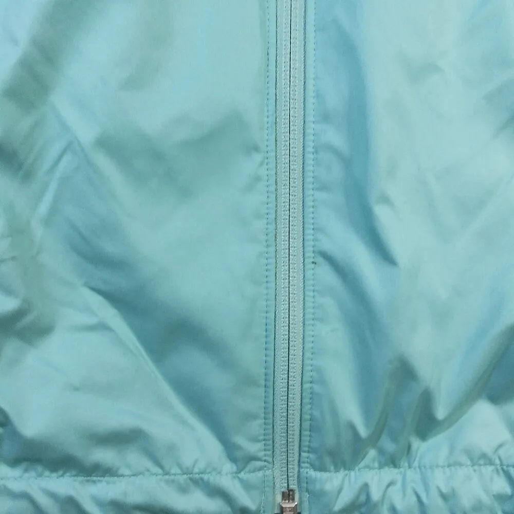 Mountain Hardwear Womens Blue Zip Up Wind Breaker Outdoor Size M - Image 4