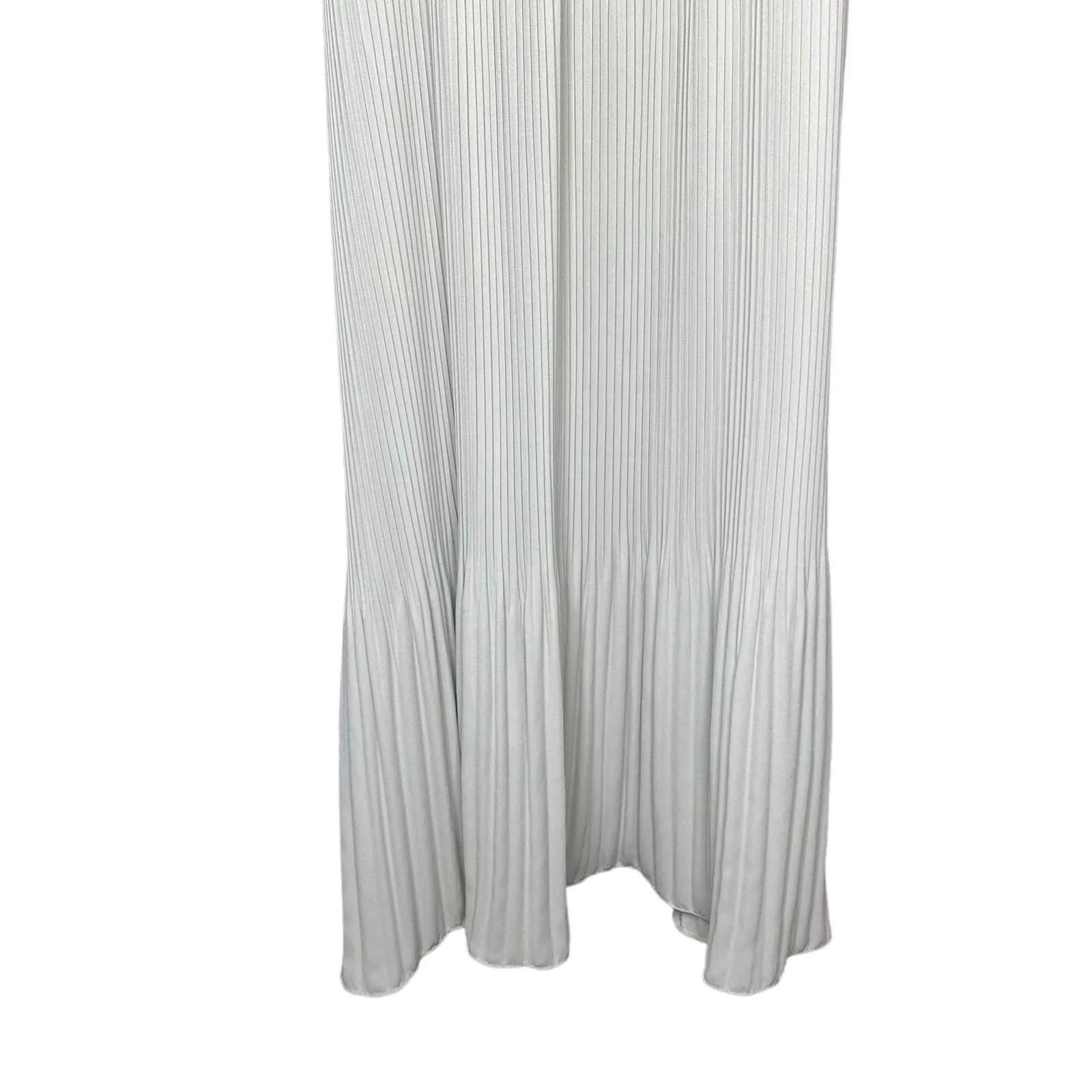 Oak + Fort Pleated Midi Dress Mint Green - Image 4