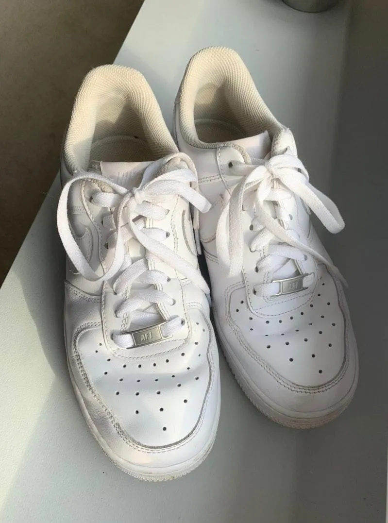 Nike White Air Force 1s - Image 2